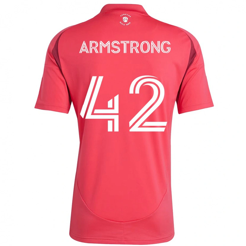 Danxen Men Ezra Armstrong #42 Magenta White Home Jersey 2025/26 T-Shirt