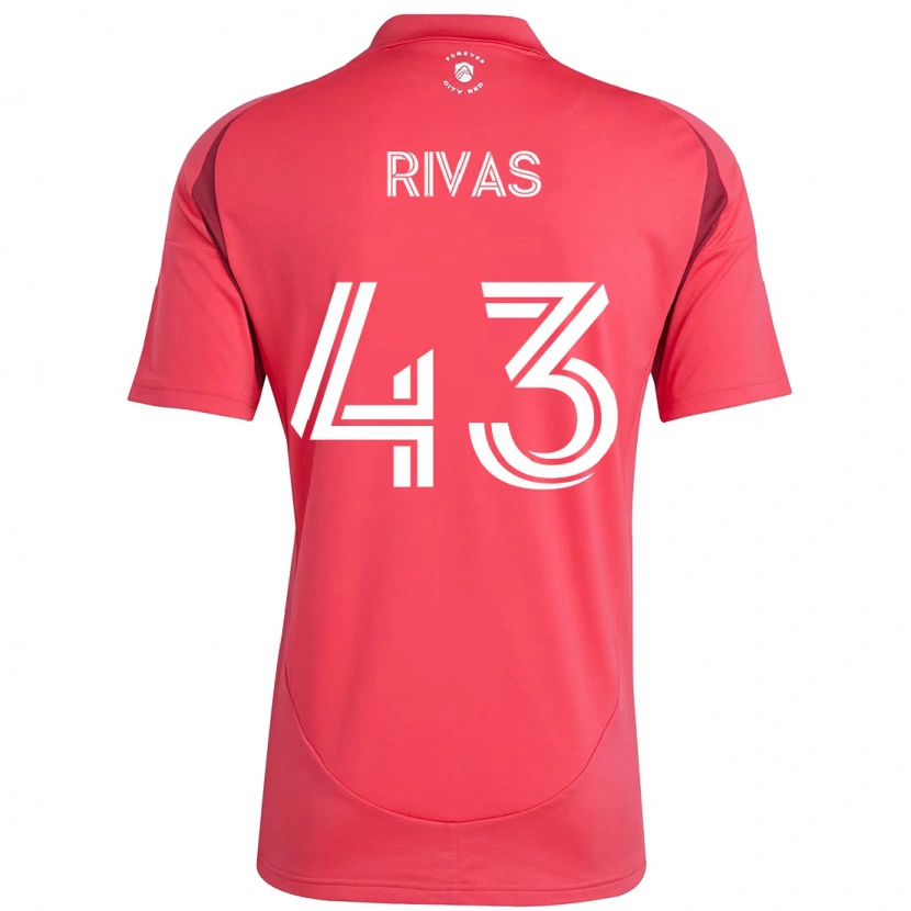 Danxen Men Sergio Rivas #43 Magenta White Home Jersey 2025/26 T-Shirt