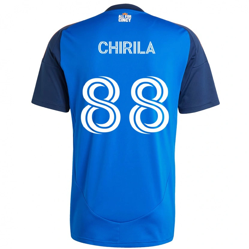 Danxen Men Andrei Chirilă #88 Dark Blue Orange Home Jersey 2025/26 T-Shirt