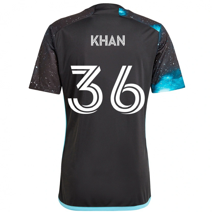 Danxen Men Molik Khan #36 Black Blue Home Jersey 2025/26 T-Shirt