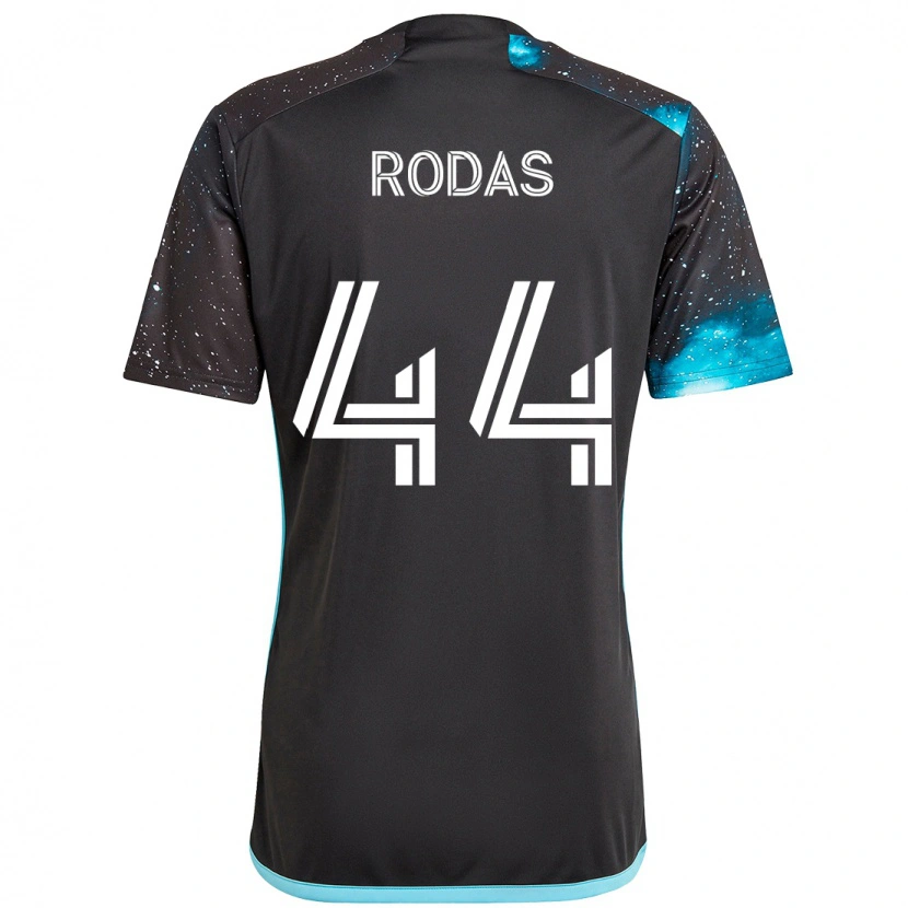 Danxen Men Geremy Rodas #44 Black Blue Home Jersey 2025/26 T-Shirt