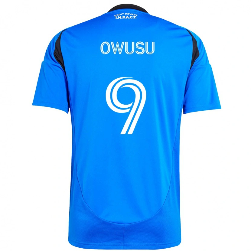 Danxen Men Prince Osei Owusu #9 Dark Blue Black Home Jersey 2025/26 T-Shirt