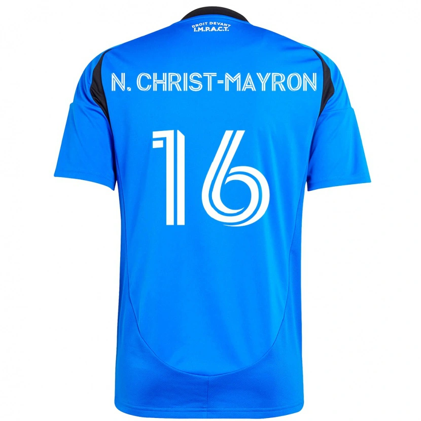 Danxen Men Brou Aya N'ta Christ-Mayron #16 Dark Blue Black Home Jersey 2025/26 T-Shirt