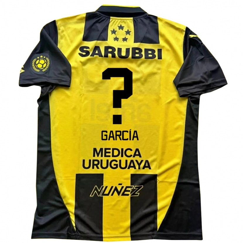 Danxen Men Diego García #0 Yellow Black Home Jersey 2025/26 T-Shirt