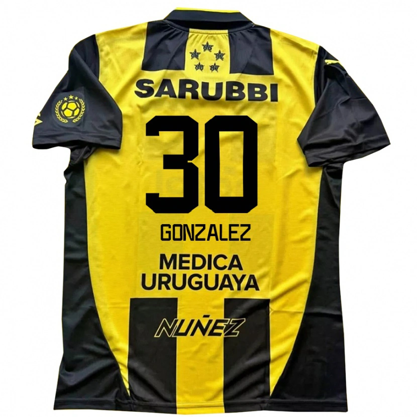 Danxen Men Ángel González #30 Yellow Black Home Jersey 2025/26 T-Shirt