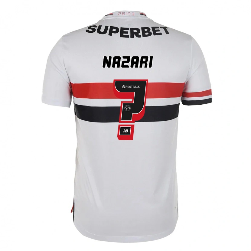 Danxen Men João Nazari #0 Red Black White Home Jersey 2025/26 T-Shirt