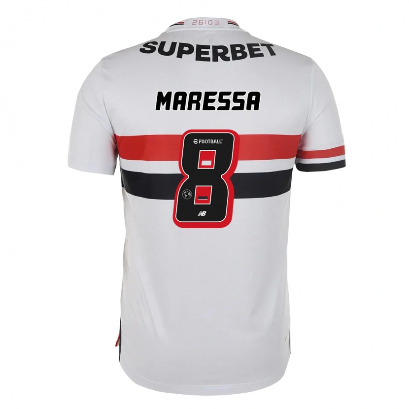 Danxen Men Maressa #8 Red Black White Home Jersey 2025/26 T-Shirt