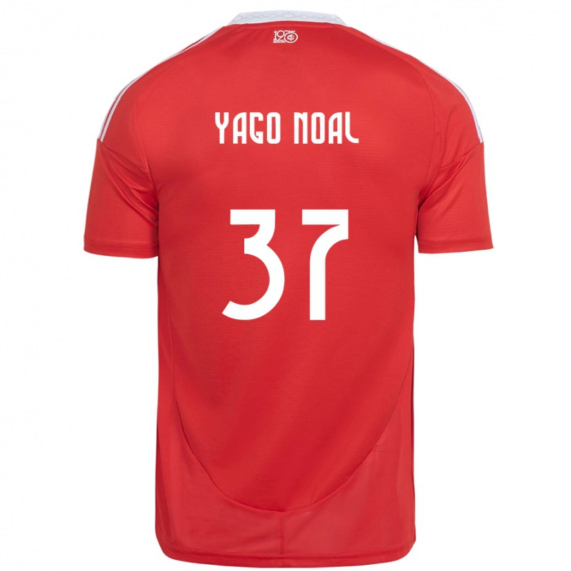 Danxen Men Yago Noal #37 Red White Home Jersey 2025/26 T-Shirt