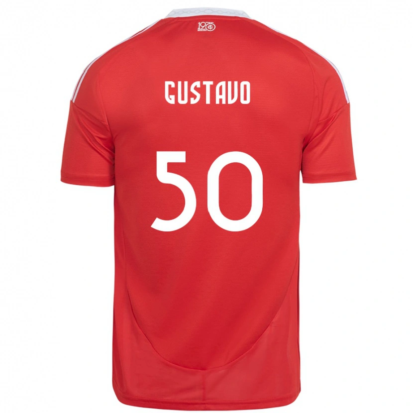 Danxen Men Gustavo #50 Red White Home Jersey 2025/26 T-Shirt