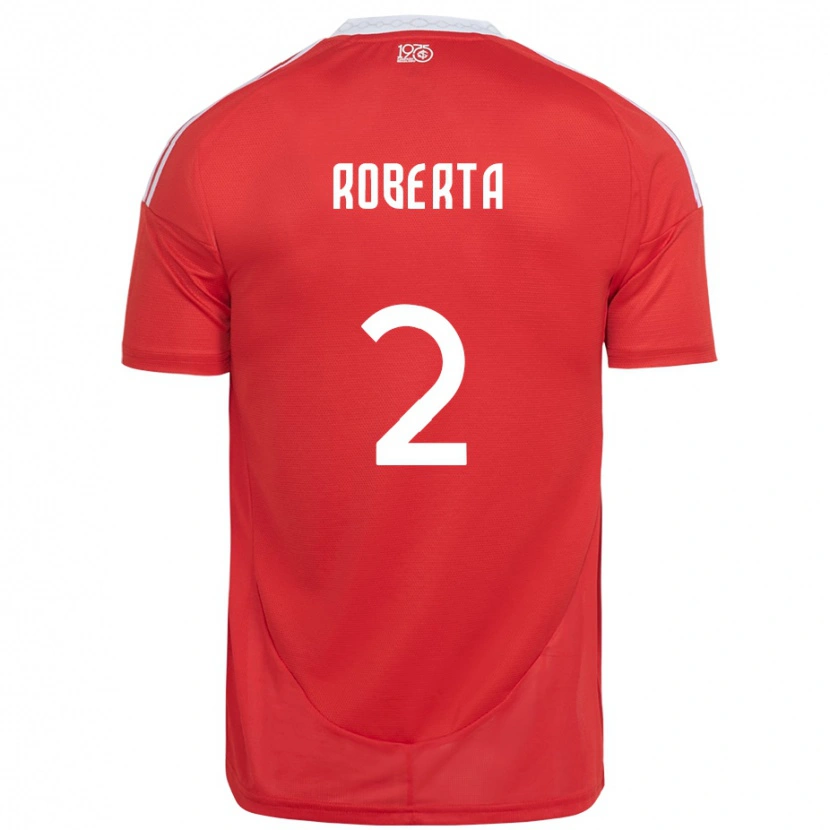 Danxen Men Roberta #2 Red White Home Jersey 2025/26 T-Shirt