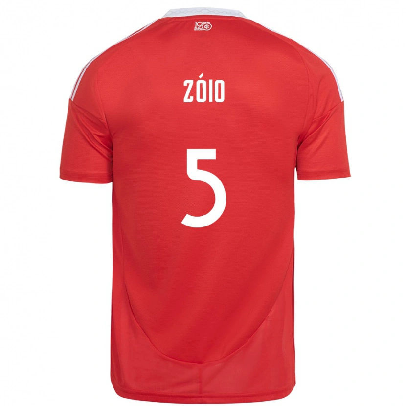 Danxen Men Zóio #5 Red White Home Jersey 2025/26 T-Shirt