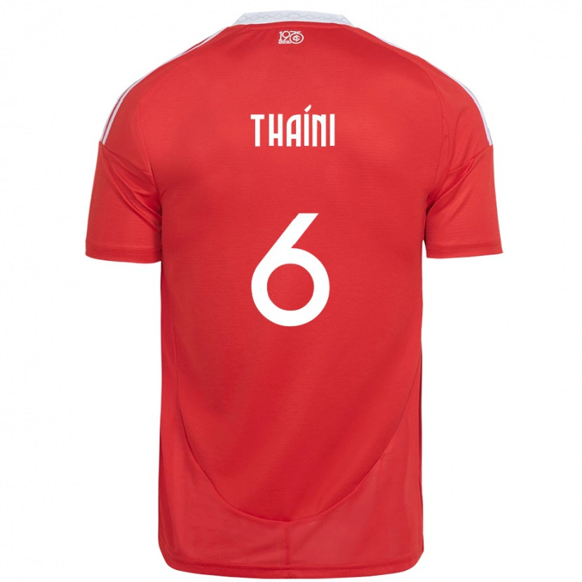 Danxen Men Thaíni #6 Red White Home Jersey 2025/26 T-Shirt