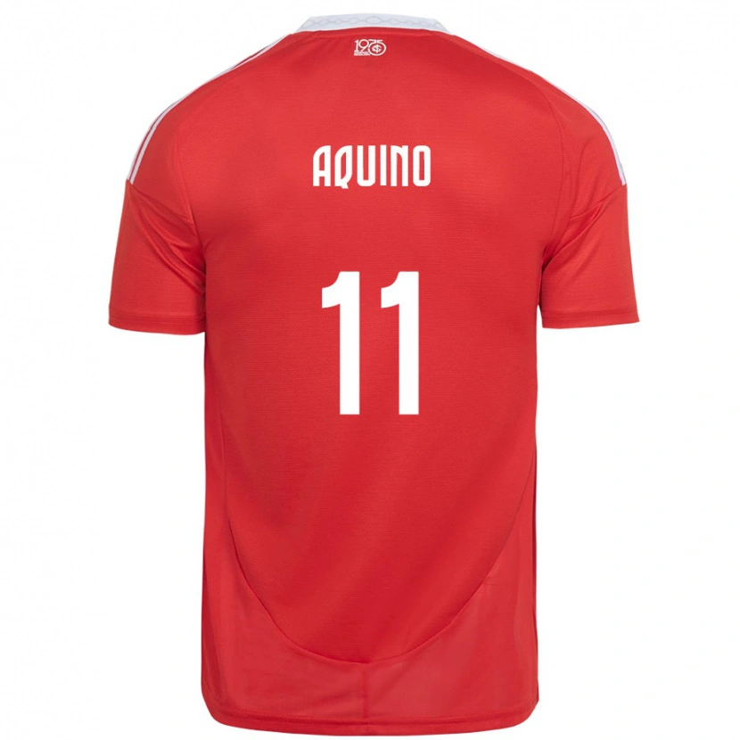 Danxen Men Belén Aquino #11 Red White Home Jersey 2025/26 T-Shirt