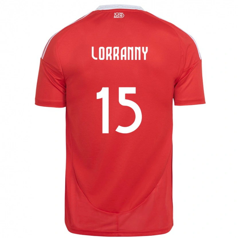 Danxen Men Lorranny #15 Red White Home Jersey 2025/26 T-Shirt