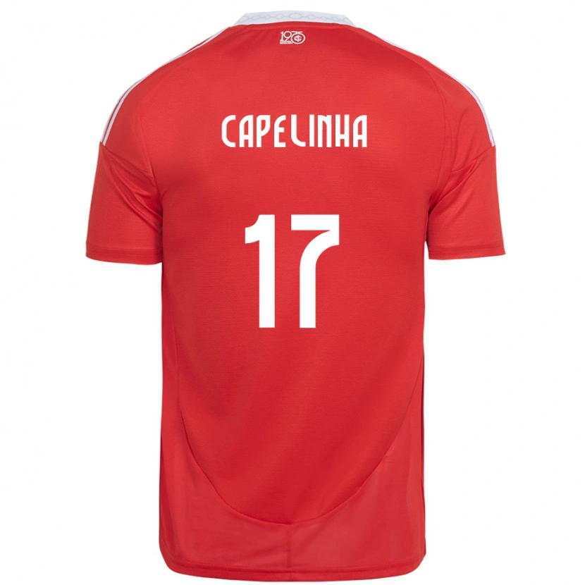 Danxen Men Capelinha #17 Red White Home Jersey 2025/26 T-Shirt