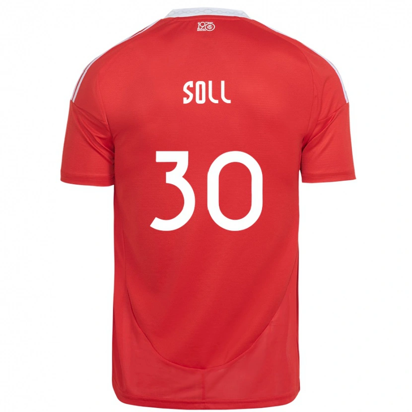 Danxen Men Soll #30 Red White Home Jersey 2025/26 T-Shirt