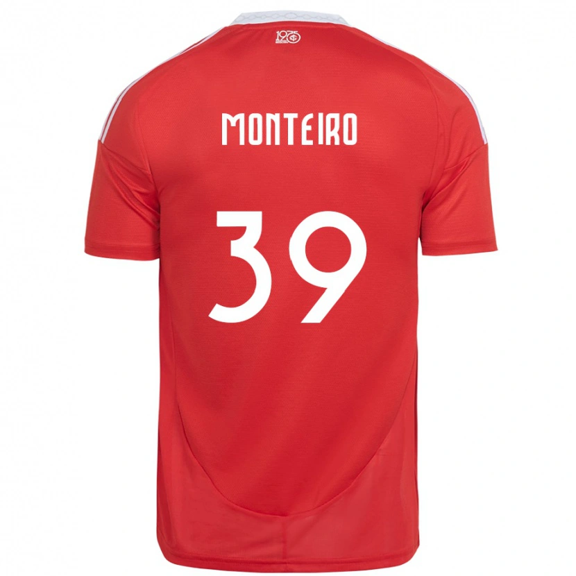 Danxen Men Letícia Monteiro #39 Red White Home Jersey 2025/26 T-Shirt