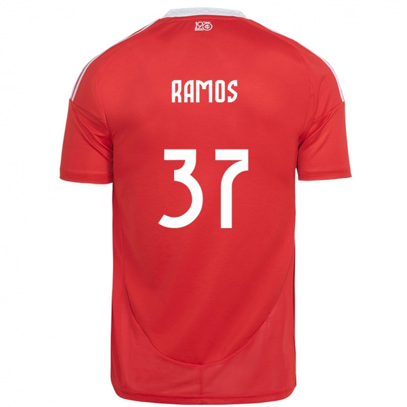 Danxen Men Lucas Ramos #37 Red White Home Jersey 2025/26 T-Shirt