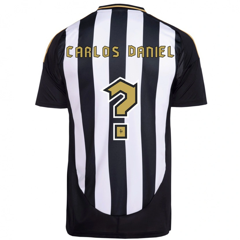 Danxen Men Carlos Daniel #0 White Black Home Jersey 2025/26 T-Shirt