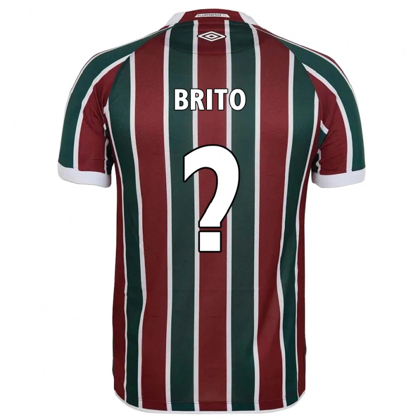 Danxen Men Luan Brito #0 Green Maroon White Home Jersey 2025/26 T-Shirt