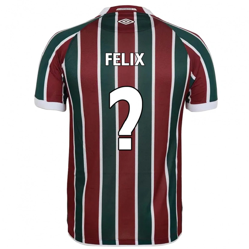 Danxen Men Gustavo Felix #0 Green Maroon White Home Jersey 2025/26 T-Shirt