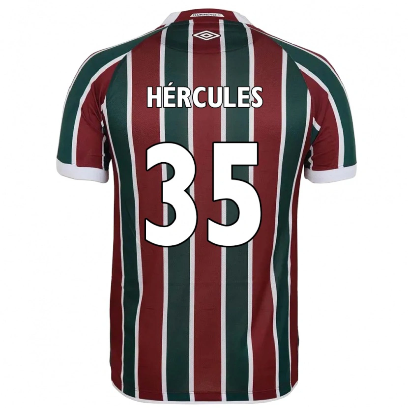 Danxen Men Hércules #35 Green Maroon White Home Jersey 2025/26 T-Shirt