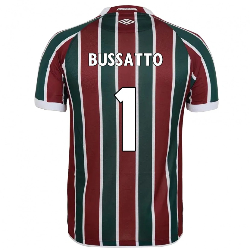 Danxen Men Letícia Bussatto #1 Green Maroon White Home Jersey 2025/26 T-Shirt