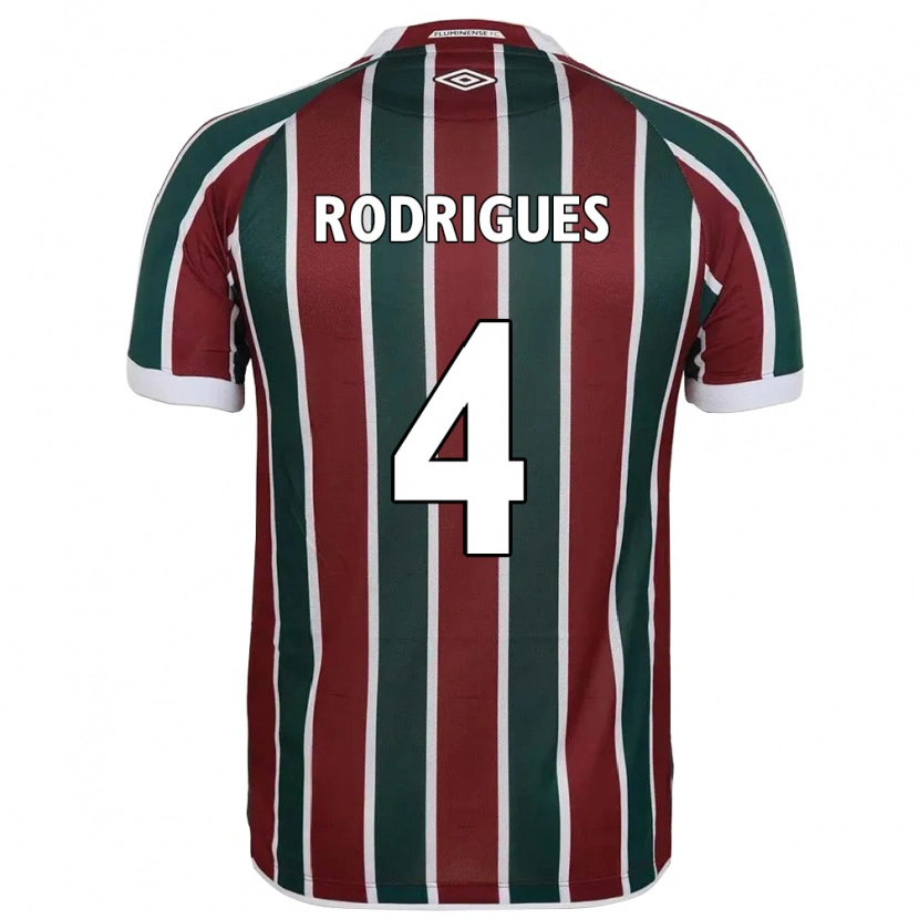 Danxen Men Nath Rodrigues #4 Green Maroon White Home Jersey 2025/26 T-Shirt