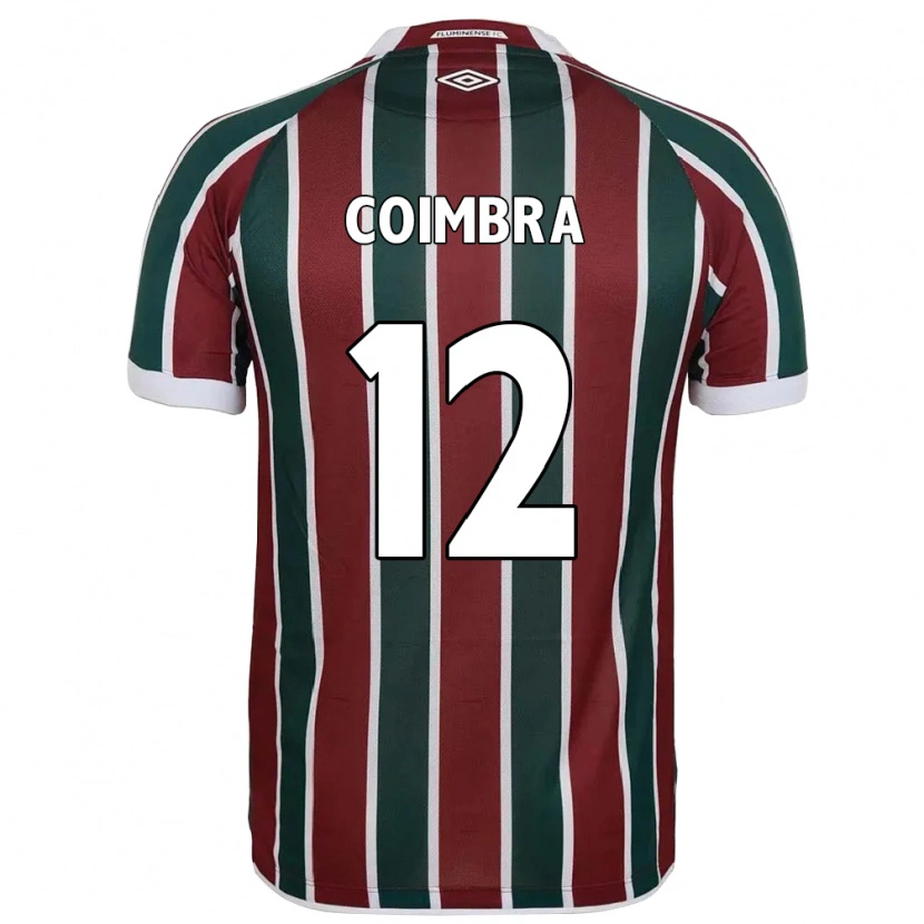 Danxen Men Amanda Coimbra #12 Green Maroon White Home Jersey 2025/26 T-Shirt