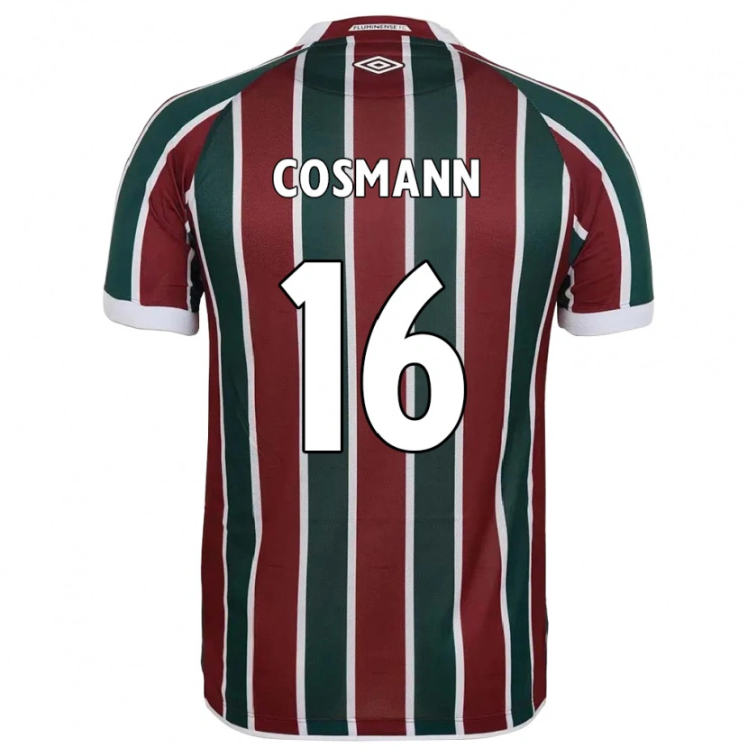 Danxen Men Yasmin Cosmann #16 Green Maroon White Home Jersey 2025/26 T-Shirt