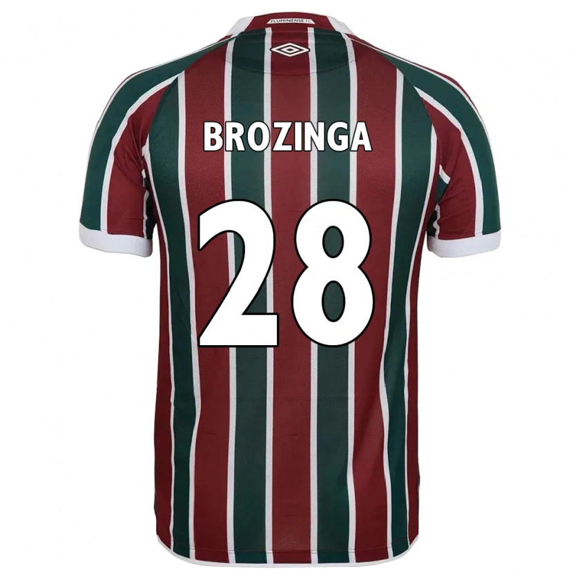 Danxen Men Nay Brozinga #28 Green Maroon White Home Jersey 2025/26 T-Shirt