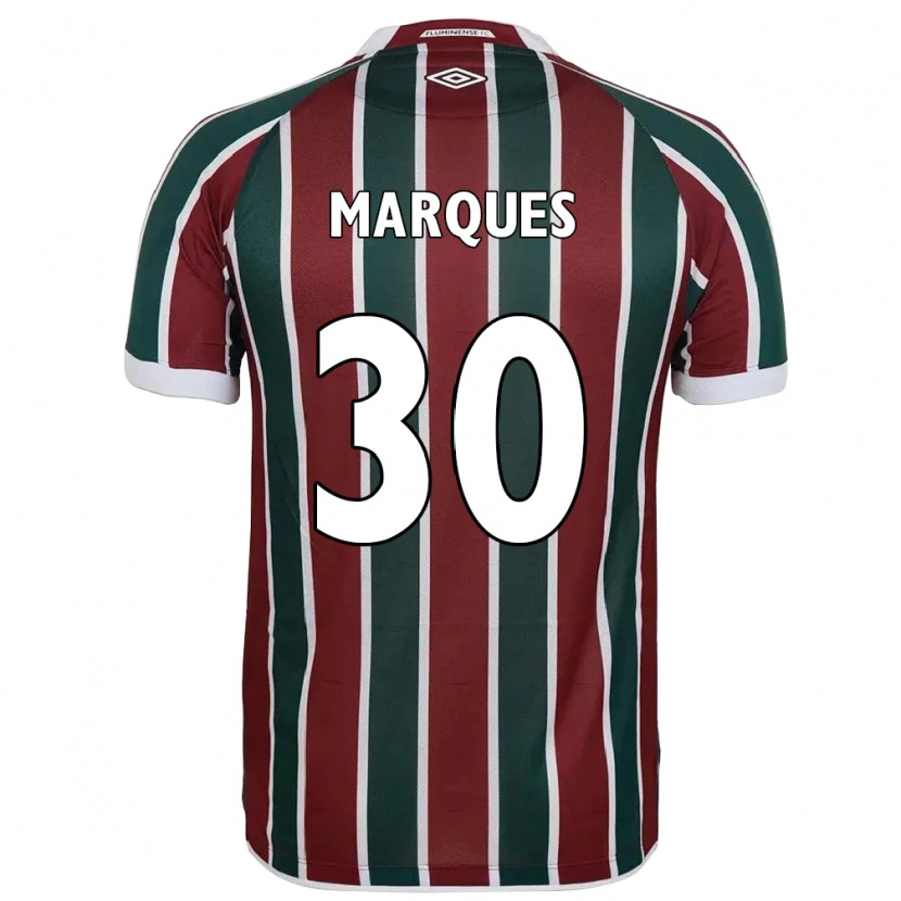 Danxen Men Vero Marques #30 Green Maroon White Home Jersey 2025/26 T-Shirt