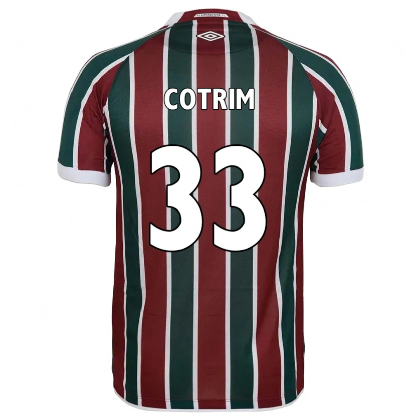 Danxen Men Bruna Cotrim #33 Green Maroon White Home Jersey 2025/26 T-Shirt