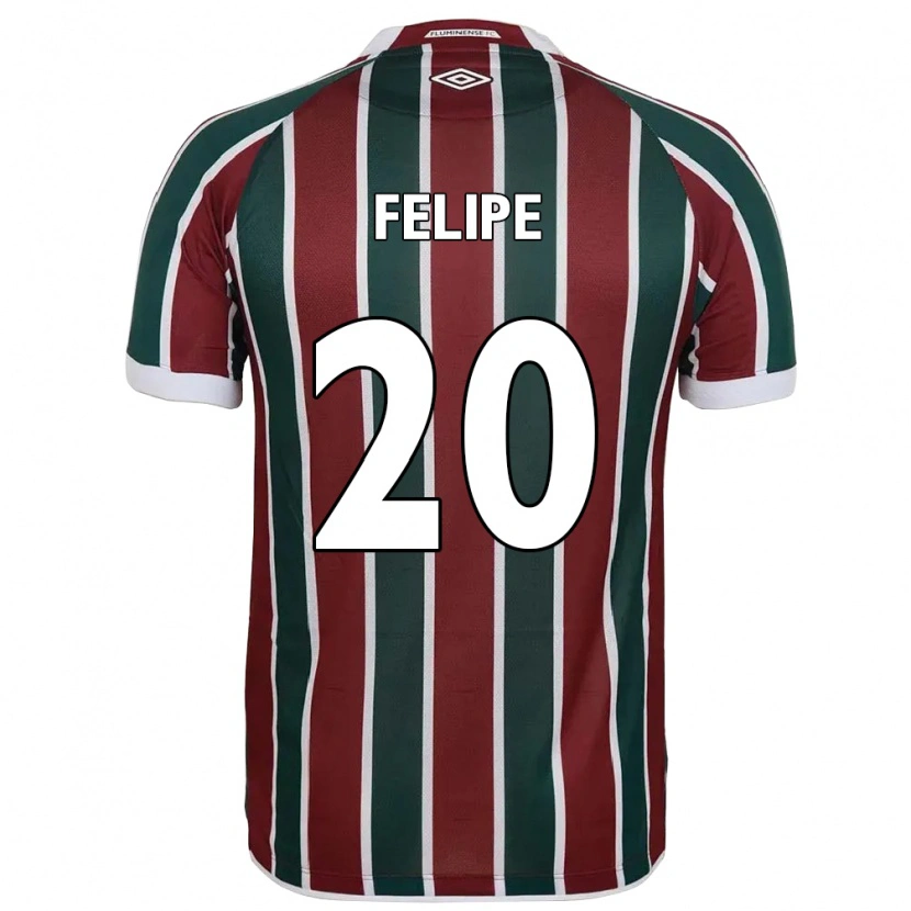 Danxen Men Yago Felipe #20 Green Maroon White Home Jersey 2025/26 T-Shirt