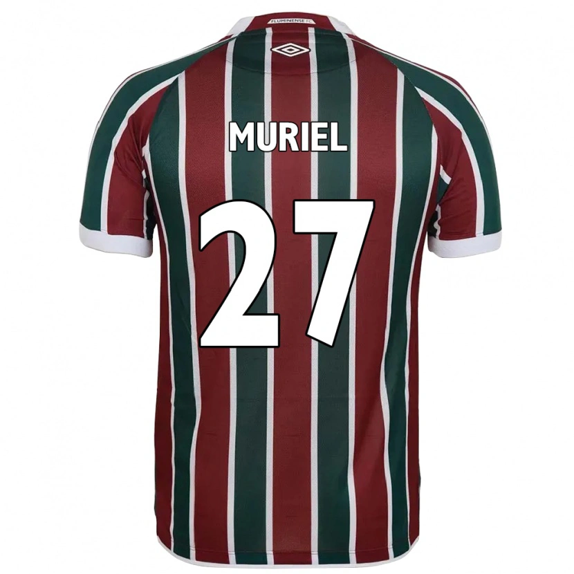 Danxen Men Muriel #27 Green Maroon White Home Jersey 2025/26 T-Shirt