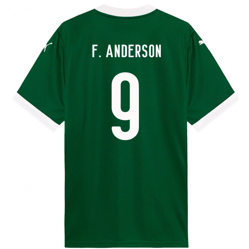 Danxen Men Felipe Anderson #9 Green White Home Jersey 2025/26 T-Shirt