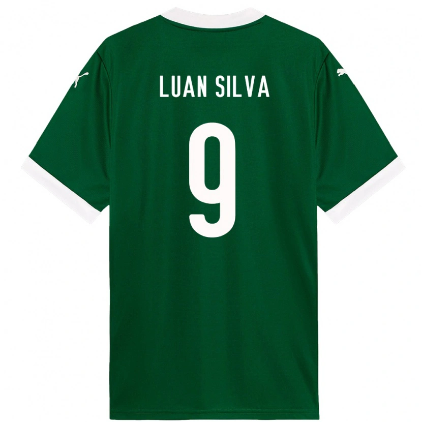 Danxen Men Luan Silva #9 Green White Home Jersey 2025/26 T-Shirt