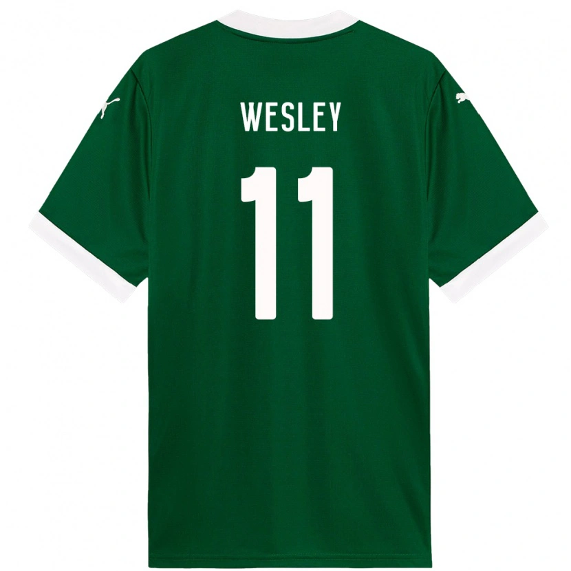 Danxen Men Wesley #11 Green White Home Jersey 2025/26 T-Shirt