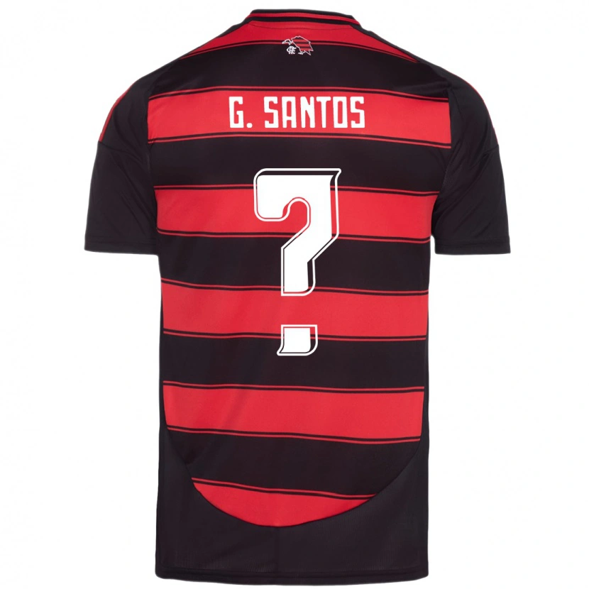 Danxen Men Guilherme Santos #0 Red Black Home Jersey 2025/26 T-Shirt