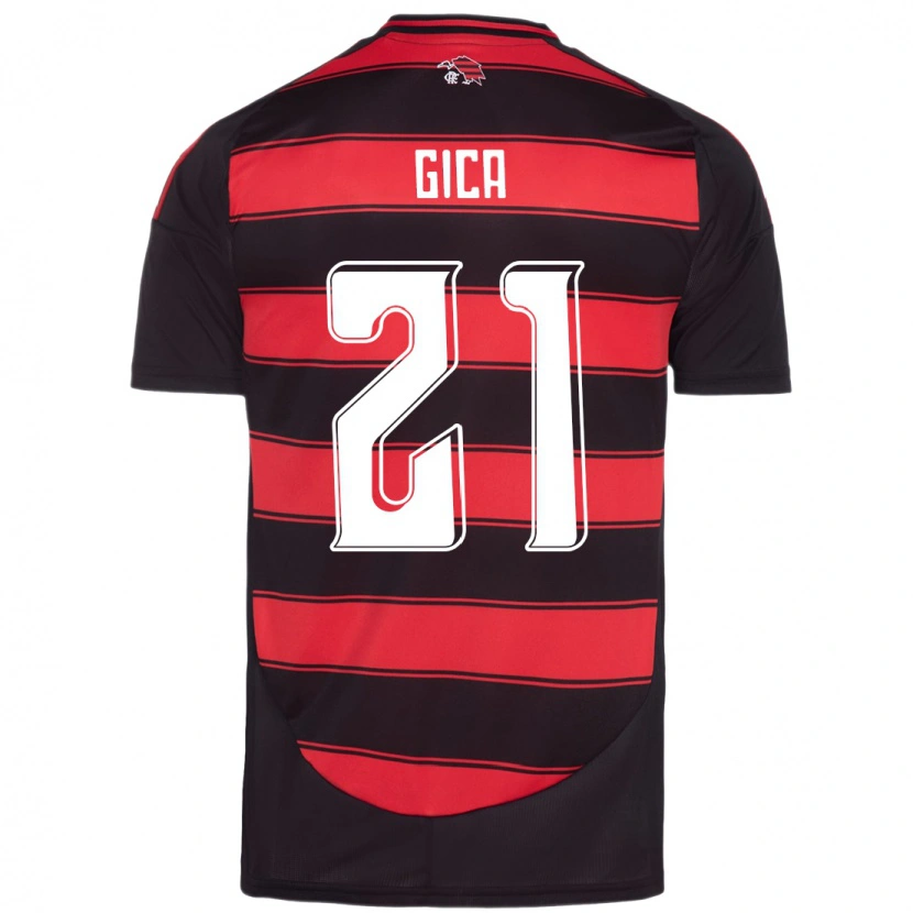 Danxen Men Gica #21 Red Black Home Jersey 2025/26 T-Shirt