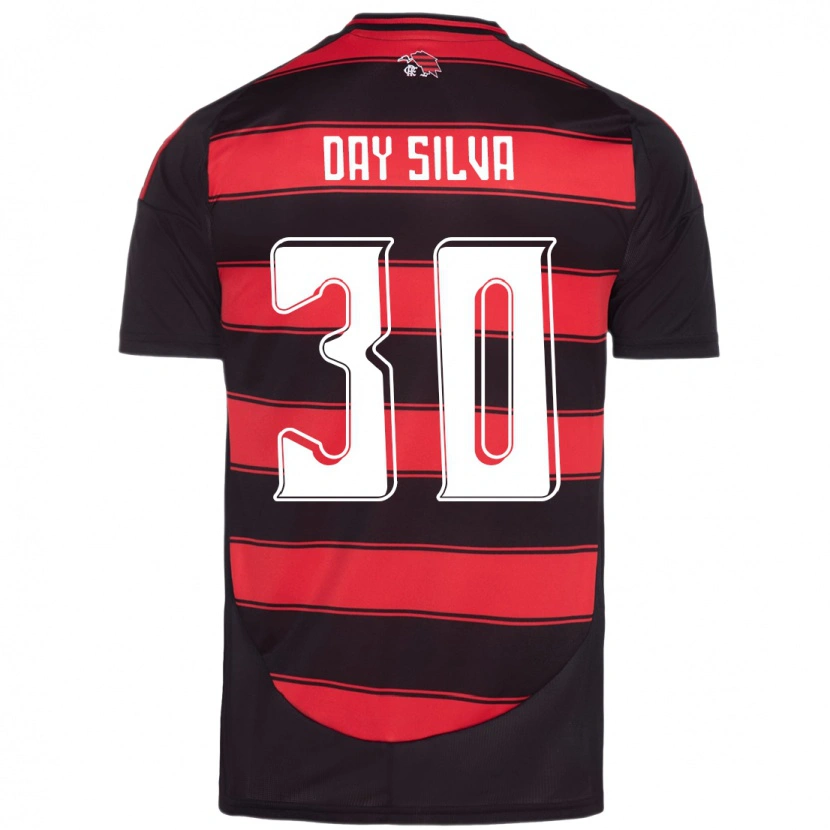 Danxen Men Day Silva #30 Red Black Home Jersey 2025/26 T-Shirt