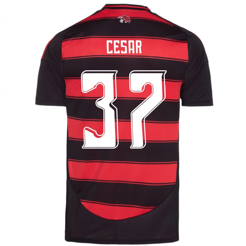 Danxen Men Cesar #37 Red Black Home Jersey 2025/26 T-Shirt