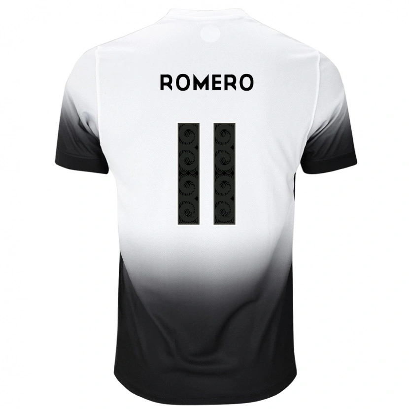 Danxen Men Ángel Romero #11 White Black Home Jersey 2025/26 T-Shirt