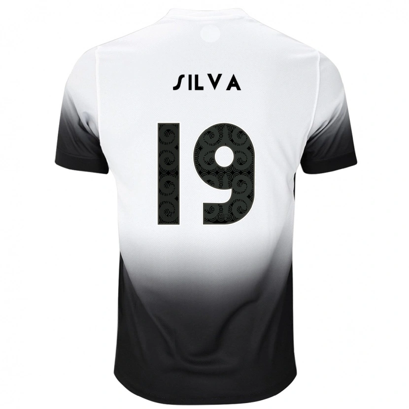 Danxen Men Gustavo Silva #19 White Black Home Jersey 2025/26 T-Shirt