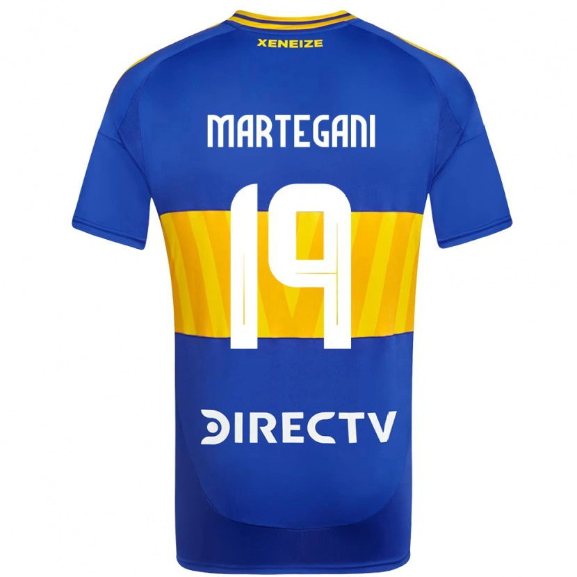 Danxen Men Agustín Martegani #19 Royal Blue Yellow Home Jersey 2025/26 T-Shirt