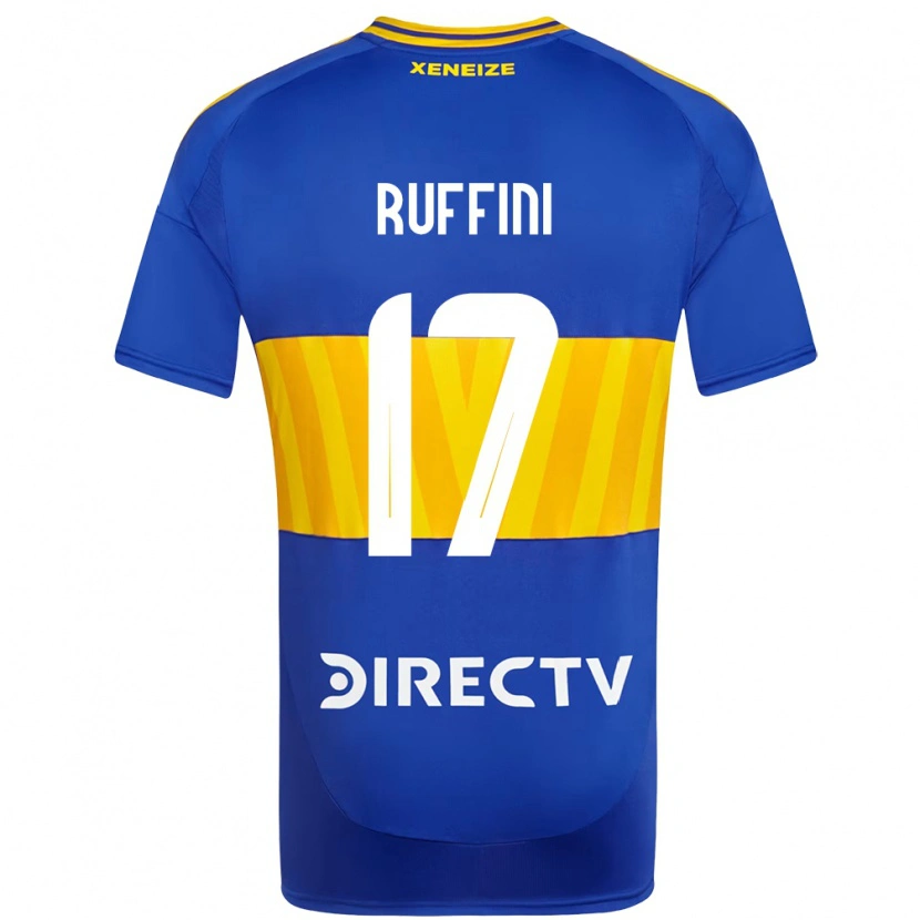 Danxen Men Lola Ruffini #17 Royal Blue Yellow Home Jersey 2025/26 T-Shirt