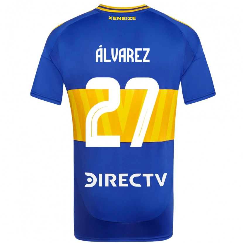 Danxen Men Violeta Álvarez #27 Royal Blue Yellow Home Jersey 2025/26 T-Shirt