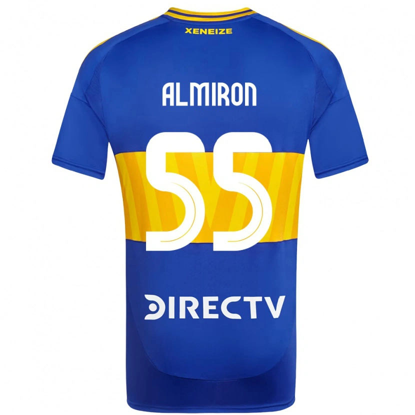 Danxen Men Ezequiel Almiron #55 Royal Blue Yellow Home Jersey 2025/26 T-Shirt