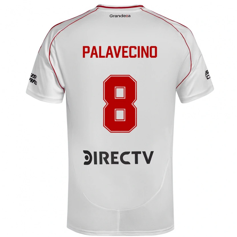 Danxen Men Agustin Palavecino #8 White Red Home Jersey 2025/26 T-Shirt