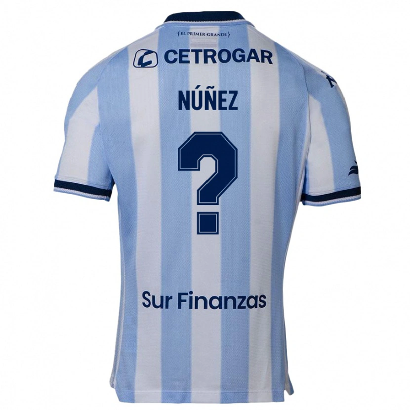 Danxen Men Máximo Núñez #0 Sky Blue Home Jersey 2025/26 T-Shirt